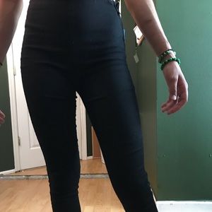 high waisted black pants
